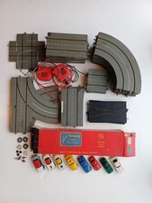 Vintage Triang Minic Motorway Slot Car Track Aston Martin E Type Jaguar Porsche