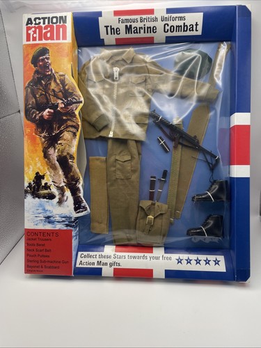 Vintage action man marine - action,
