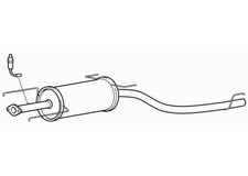Rear Exhaust Silencer Back Box