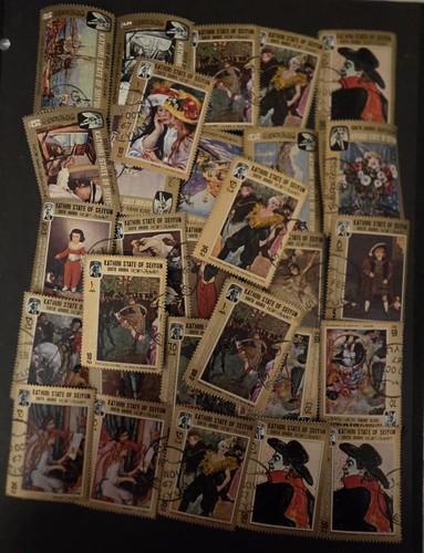 South arabia seiyun stamp lot - seiyun,