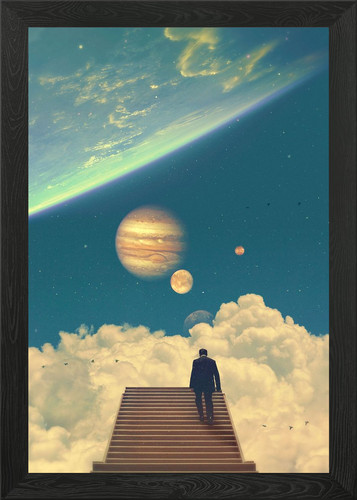 Stairway heaven framed - stairway,