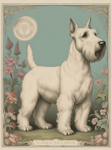 Scottish terrier vintage - terrier,
