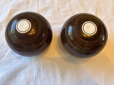 CROWN GREEN BOWLS 2lb 10oz, wood bowls lignum vitae great size must be seen !!