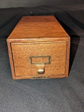 Vintage Card Index Drawer Advance