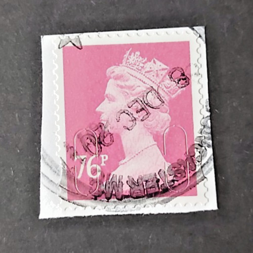 Security machin 76p - 76p, stamp
