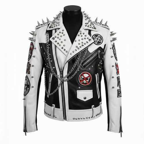 Men white black - white,