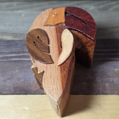 Wooden toucan bird jigsaw - 3d,