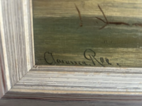 Antique oil painting - oil, by
