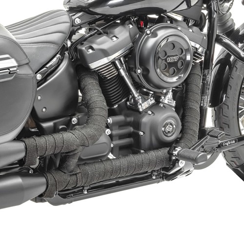 Heat protection tape exhaust