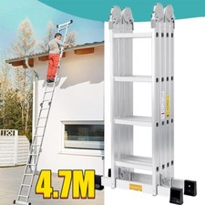 Aluminium folding ladder - folding,