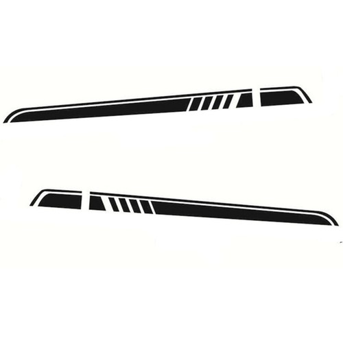 2pcs car side body - body, vinyl