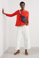 Seasalt Women's Regular Makers Cotton Jumper Mandarin