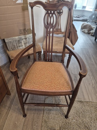Edwardian inlaid mahogany - edwardian,
