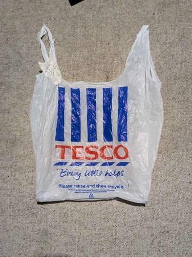 Vintage tesco carrier bag - tesco,