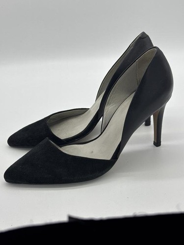 Women reiss heels black suede - heels,