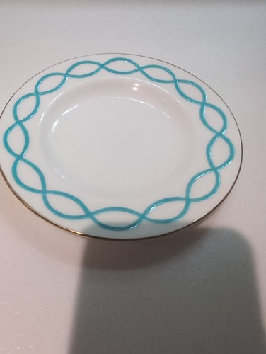 Minton turquoise white 14cm - minton,