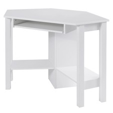Wooden Corner Desk W/ Drawer