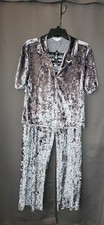 Danskin Gray Crushed Velvet