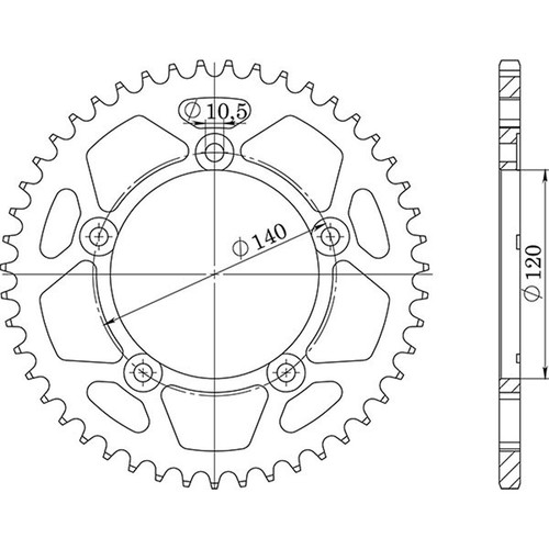 Steel crown step 525 z - steel,