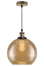 Vintage Smoked Gold Glass