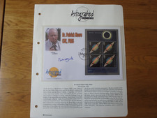 AUTOGRAPHED EDITIONS-Dr PATRICK MOORE CBE, FRAS-200x140 SIGNED - FDC 
