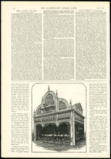 1891 - Antique Print