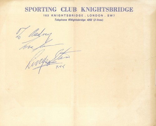 Ringo starr autograph 1969 - ringo,