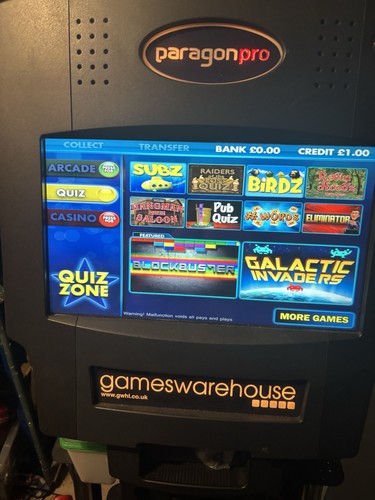 Paragon pro coin operated - paragon,