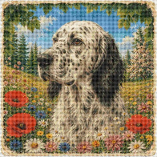 English setter puppy dog - setter,