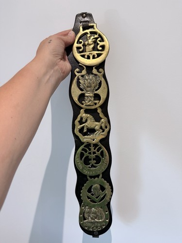Vintage piece horse brass - vintage,