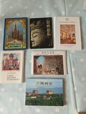 Vintage Holiday Souvenir Postcard Books x 6 Foreign Ephemera  Collectable
