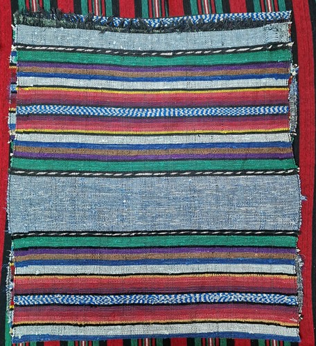 Handwoven rag rug 80x370 - rag,