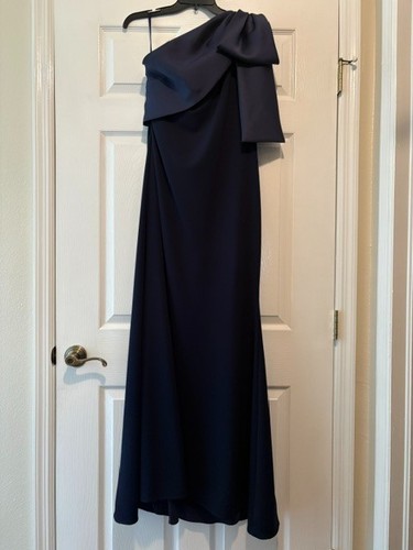 Betsy adam navy one shoulder - navy,