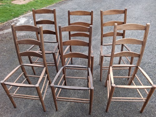 Antique ladder back - , dinning