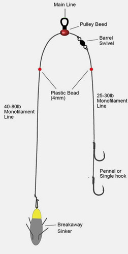 Pulley pennel rig - pennel,