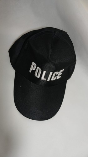 Black police cap uniform - cap,