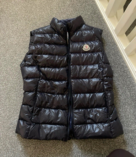 Moncler navy puffer - puffer, jacket