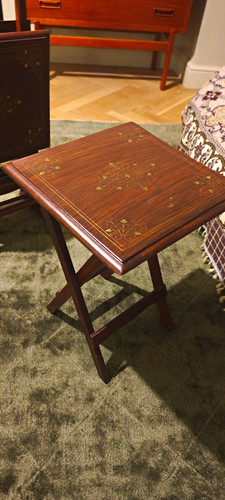 Folding square wood side - square,