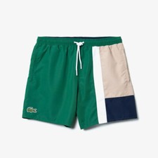 New Mens Lacoste Green Tonal