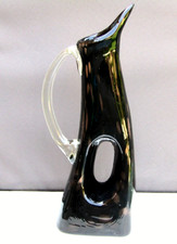 Vintage Hand Blown Brown &