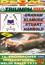 DECAL TRIUMPH TR7 V8 G.ELSMORE