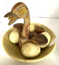 Boehm Porcelain Egypt Salutes Treasures Tutankhamun Egyptian Bird In Nest