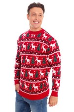 Mens Womens Kids Family Christmas Jumper Unisex Ladies Xmas Knit Sweater Novelty