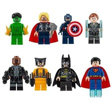 8Pcs Super Hero Comic Mini Figures Dc Minifigure brand new unsed