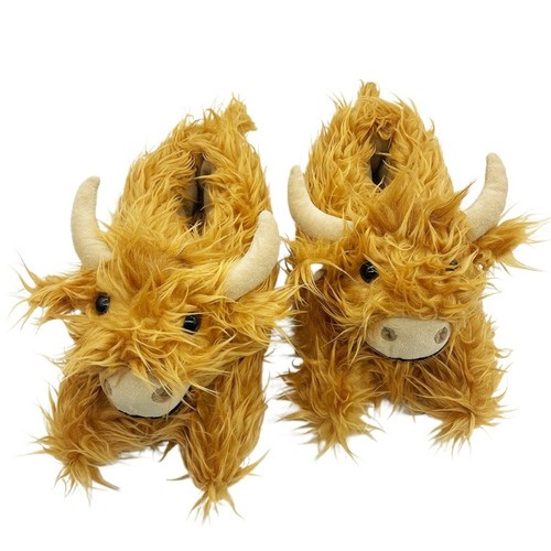 Women highland cow - women, slippers