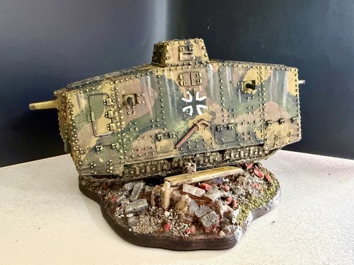 German ww1 a7v tank - a7v, diorama