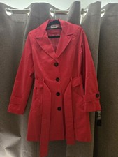 Bright Red Klaudia Rain Coat