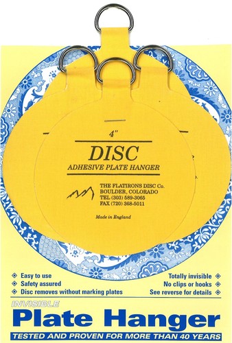 Large invisible disc adhesive - large,