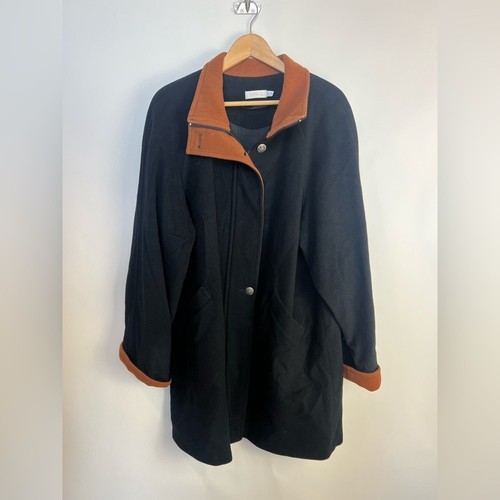 Avoca wool cashmere blend coat - blend,