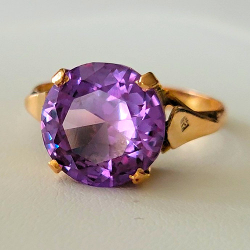 14k rose gold - gold, round